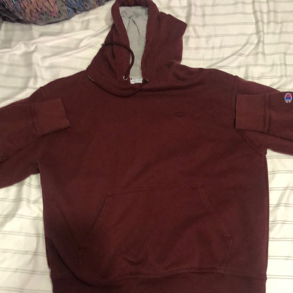Medium maroon champions hoodie
